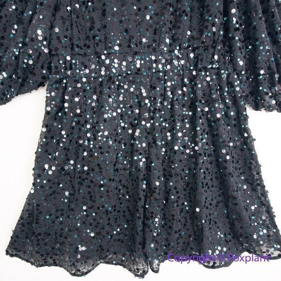 New! City Chic Scattered Glow Dress‎ - emerald, size M/18 - Picture 12 of 16